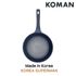 [KOMAN] 2 Piece Set : BlackWin Titanium Coated Frying Pan 26cm+Wok 20cm-Nonstick Cookware 6-Layers Coationg Die Casting Frying Pan - Made in Korea